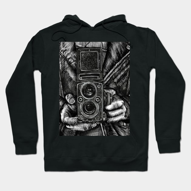 Twin Lens Camera Hoodie by Dual Rogue